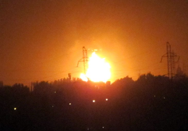 Официально: Под Ташкентом горел газопровод, пострадавших нет 