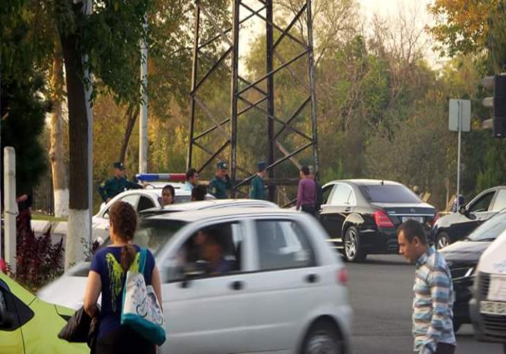 МВД: слухи об обнаружении возле ГУВД Ташкента автомобиля, начиненного взрывчаткой беспочвенны 