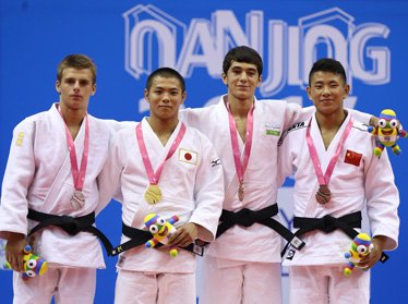 Узбекский дзюдоист завоевал «бронзу» на юношеских Олимпийских играх в Китае