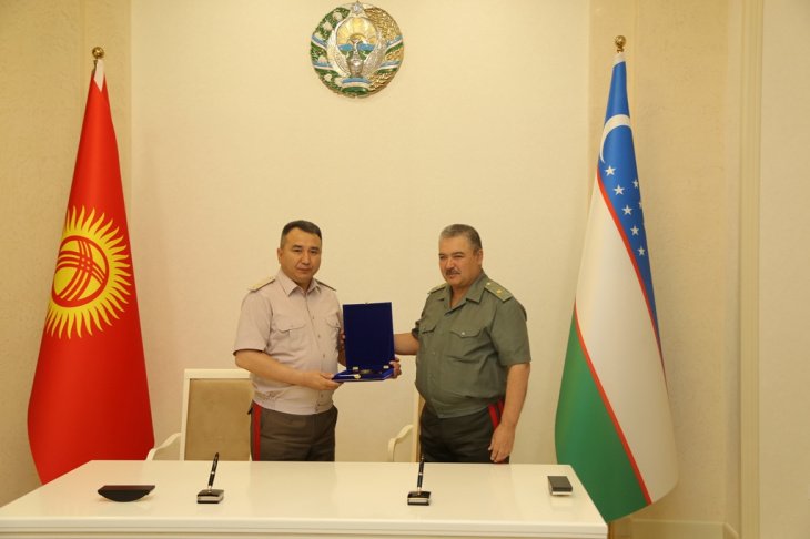 Министерства обороны Узбекистана и Кыргызстана подписали документ о сотрудничестве 