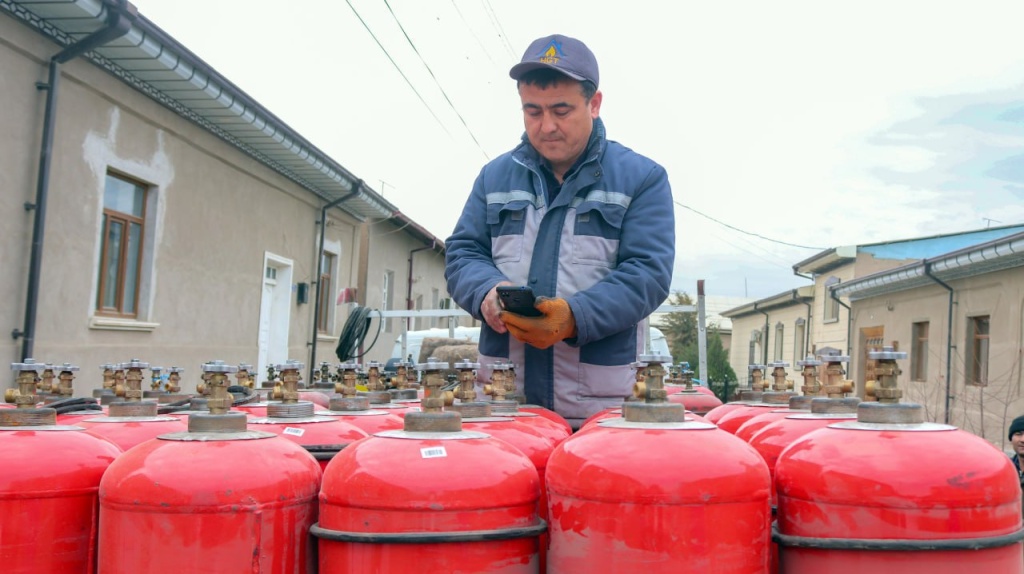 Сегодня в Узбекистане потребители обеспечены газовыми баллонами на 129%
