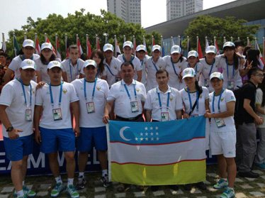 В Деревне спортсменов города Инчхон подняли флаг Узбекистана