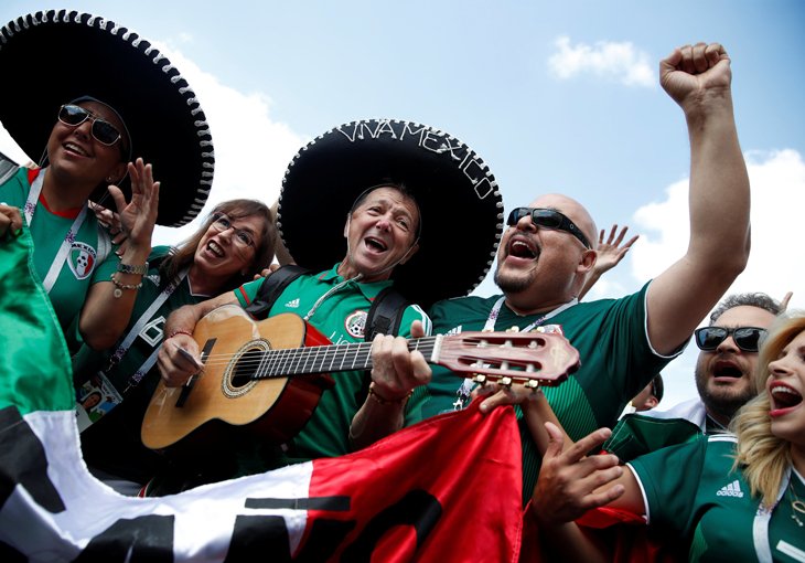В Мексике футбольные фанаты вызвали землетрясение