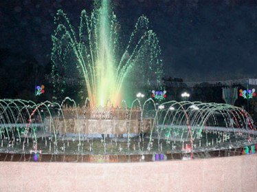В преддверии дня города в Самарканде открыли новый фонтан