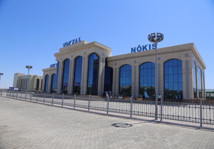В Нукусе завершилась реконструкция железнодорожного вокзала