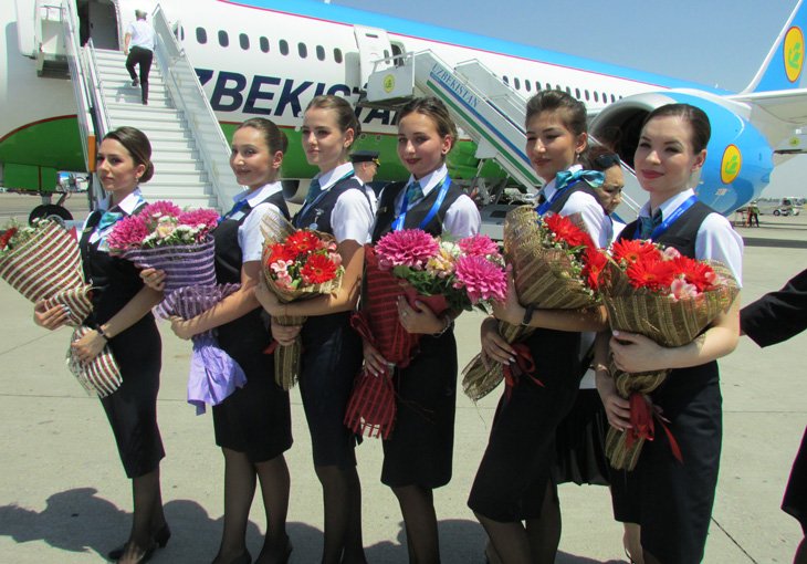Первый беспосадочный рейс из Нью-Йорка в Ташкент: как это было (фото)