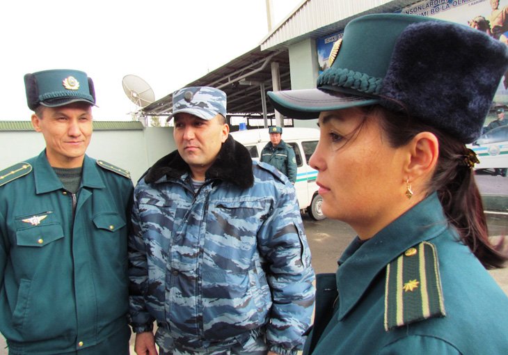 Узбекская милиция взяла на контроль места проведения праздничных мероприятий