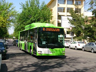 В Узбекистане может быть создано сборочное производство городских автобусов MAN, работающих на CNG 