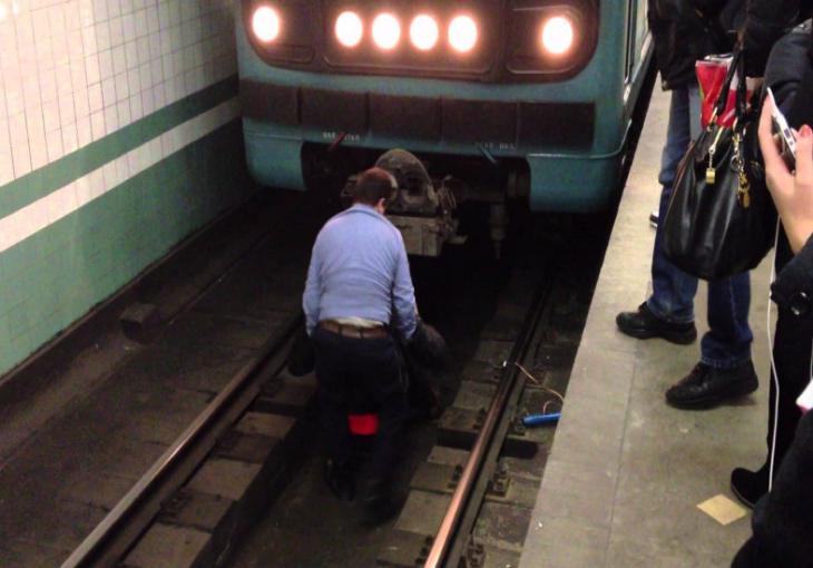 В Петербурге задержан мужчина, столкнувший узбекистанца под колеса поезда метро 