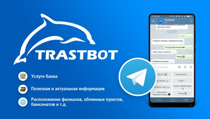 Впервые в Узбекистане: один из отечественных банков запустил уникальный Telegram-бот