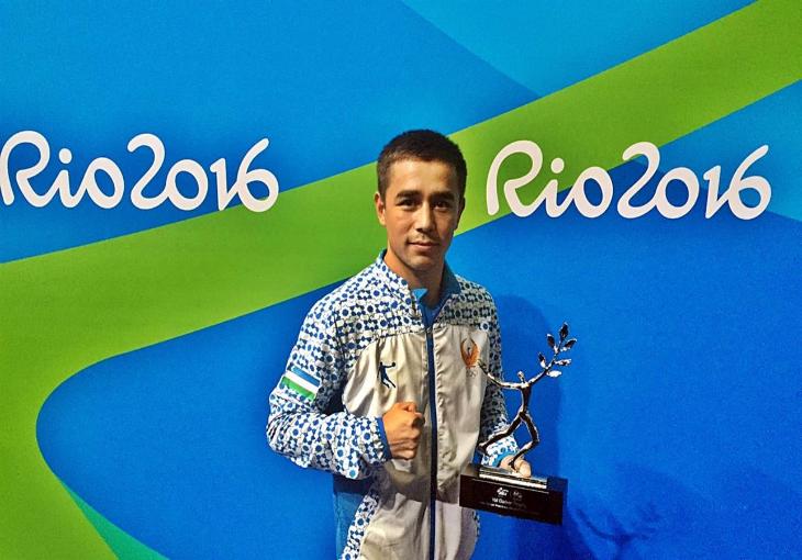 Хасанбой Дусматов стал обладателем Кубка Вэла Баркера по итогам ОИ-2016