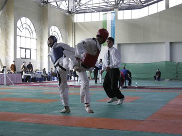 В Ташкенте прошел открытый чемпионат города по узбек жанг санъати среди юношей