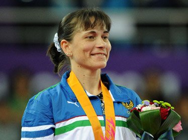 39-летняя Чусовитина снова завоевала золото для Узбекистана 