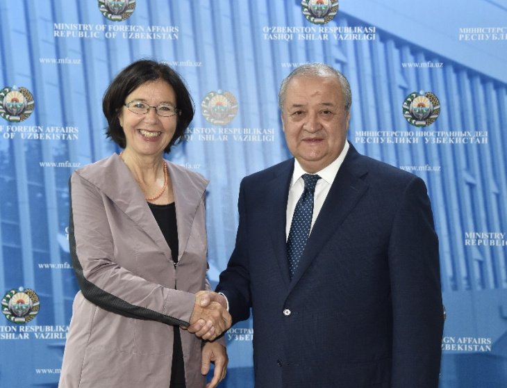 Председатель ПА ОБСЕ Муттонен провела переговоры с главой МИД Узбекистана 