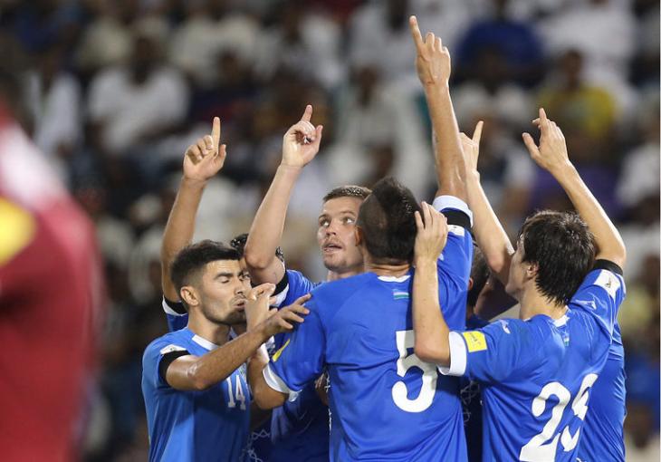 Сборная Узбекистан победила Катар и вышла в лидеры группы отбора ЧМ-2018 