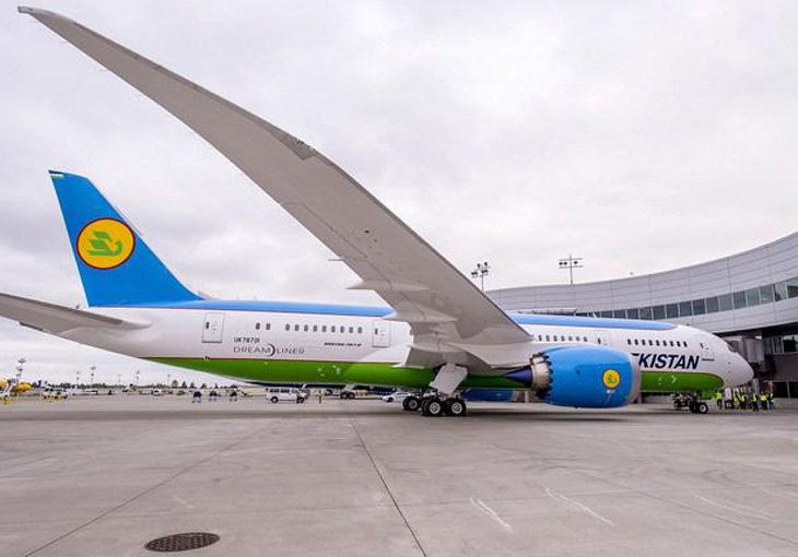 «Узбекистон хаво йуллари» получит новые Boeing 787 Dreamliner в 2019-2020 годах