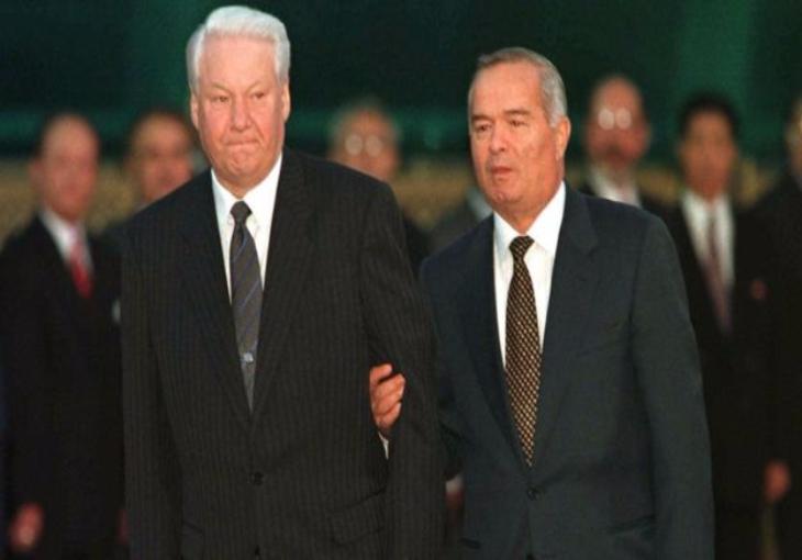 В сети обсуждают кадры, как однажды Каримов спас Ельцина от позора