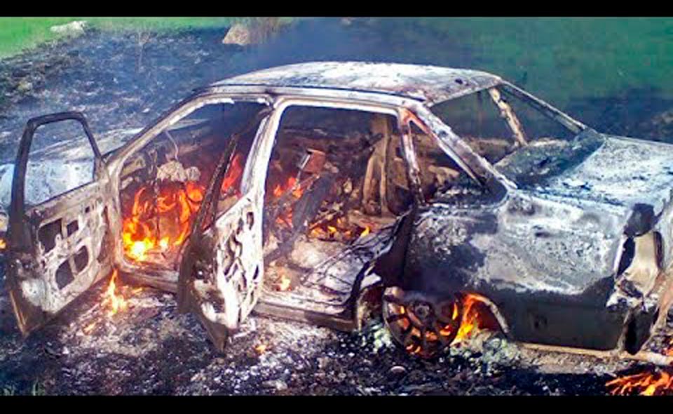 В Джизакской области водитель сгорел заживо в "Нексии". Авто на скорости врезалось в грузовик 