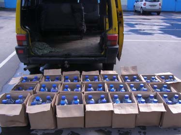 На узбекской таможне изъято 96 тысяч литров контрабандного спирта