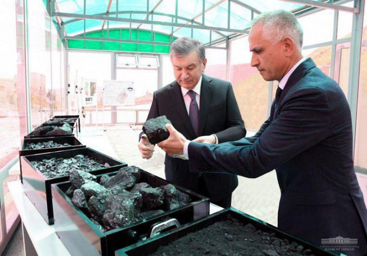 Уголь за $105,5 млн. Мирзиёев изучил будущее угольной промышленности Узбекистана  