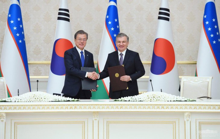Узбекистан и Южная Корея подписали соглашения более чем на 12 миллиардов долларов 