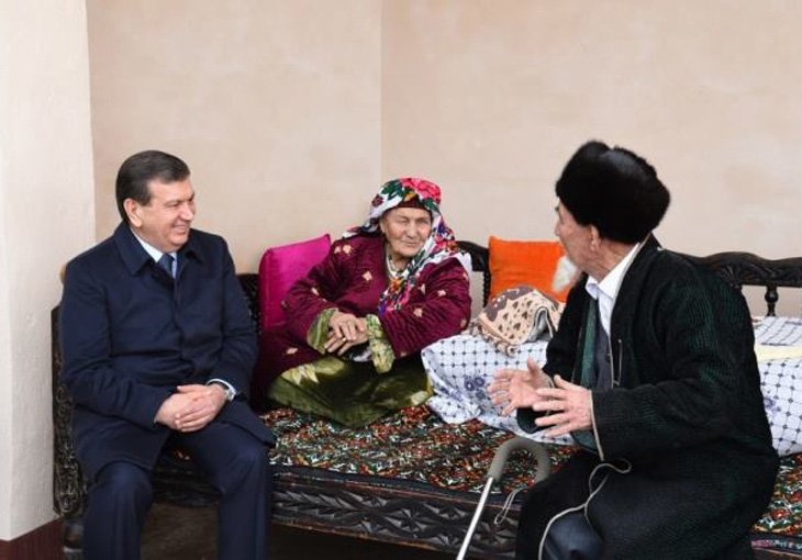 Шавкат Мирзиёев пообщается с населением Джизакской области