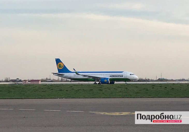 Узбекистан приобрел новейший самолет Airbus A320 neo