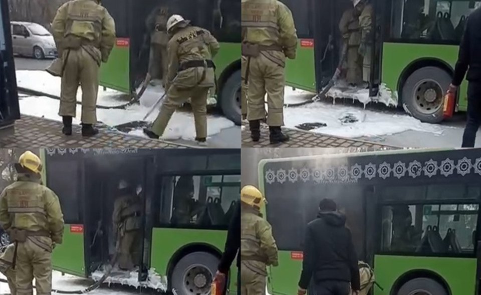 В Ташкенте загорелся автобус – ГУБДД призывает уделить внимание  исправности транспортных средств