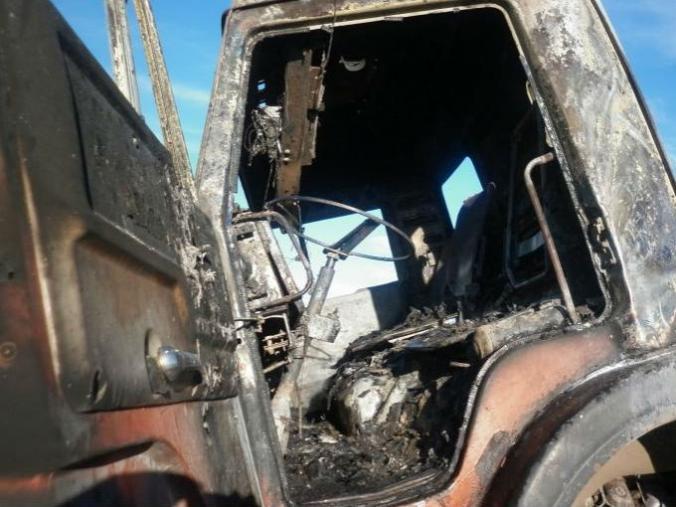 В Чимгане разбился "Камаз": водитель сгорел заживо  
