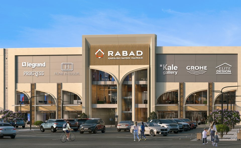 Время строить большие планы с RABAD. В Ташкенте скоро начнет работу современный премиальный строительный торговый центр