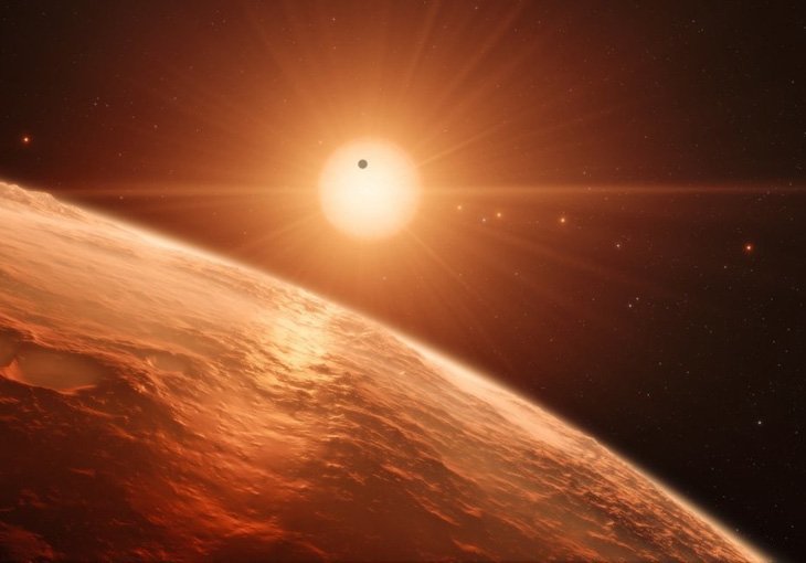NASA обнаружило семь потенциально пригодных для жизни планет (фото+видео)