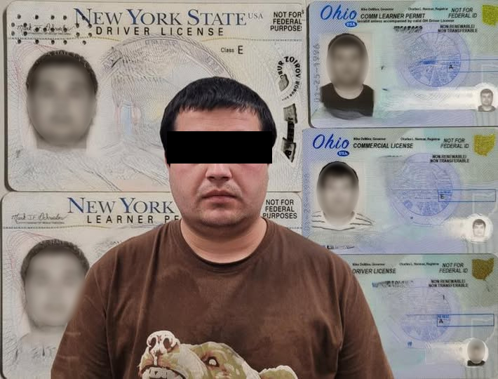 В США после ДТП задержали узбекистанца с пятью водительскими удостоверениями 
