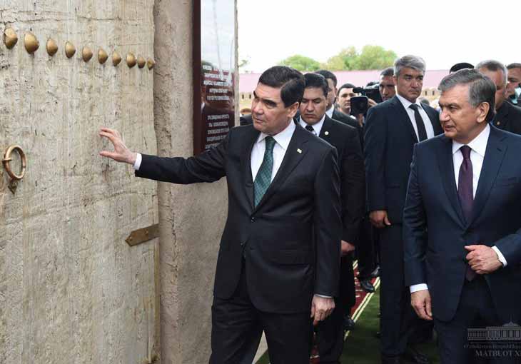 Президенты Узбекистана и Туркменистана посетили комплекс «Улли-ховли» (фото)