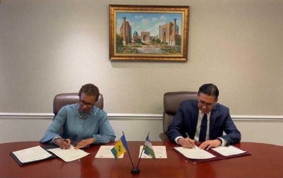 Узбекистан установил дипломатические отношения с государством Сент-Винсент и Гренадины