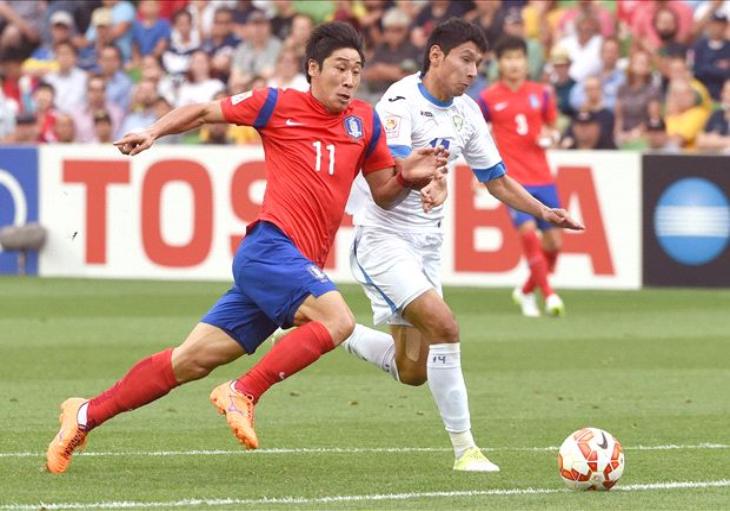 Сборная Узбекистана проиграла Южной Корее в матче квалификации ЧМ-2018