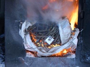 Служба национальной безопасности сожгла в Ташкенте 1,65 тонн наркотических веществ 