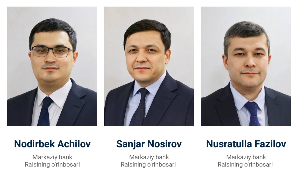 Кадровые изменения. Утверждены новые заместители председателя ЦБ Узбекистана Кадровые изменения. Утверждены новые заместители председателя ЦБ Узбекистана