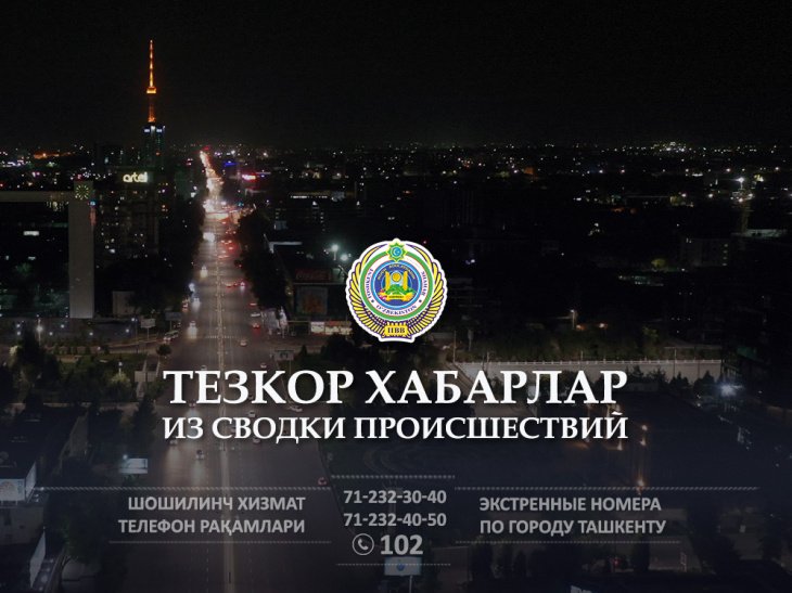 Пять человек в масках в ходе разбойного нападения в Ташкенте похитили 127 тысяч долларов 