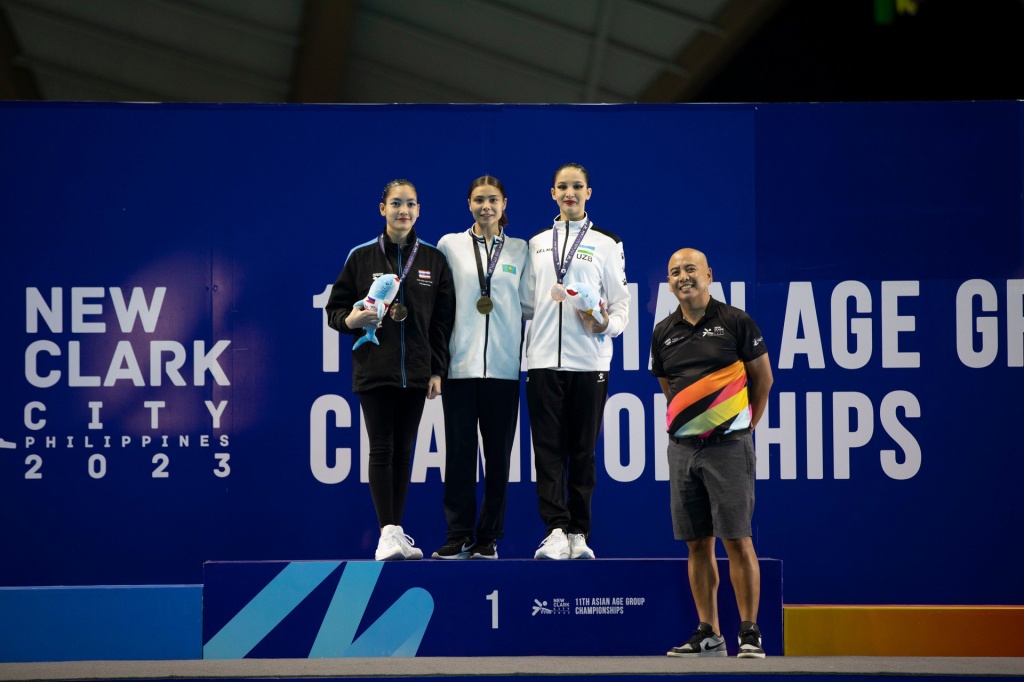 Синхронистки из Узбекистана завоевали 6 медалей на чемпионате Азии по водным видам спорта 