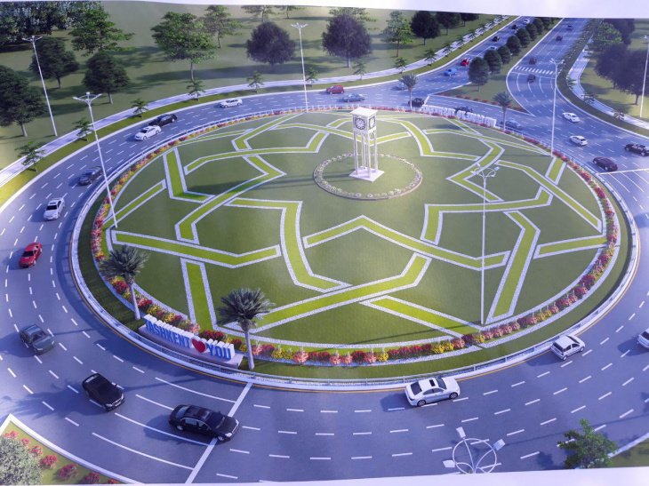 Столичные власти начали реконструкцию круга Рохат: хокимият показал, как будет выглядеть развязка в будущем (фото)