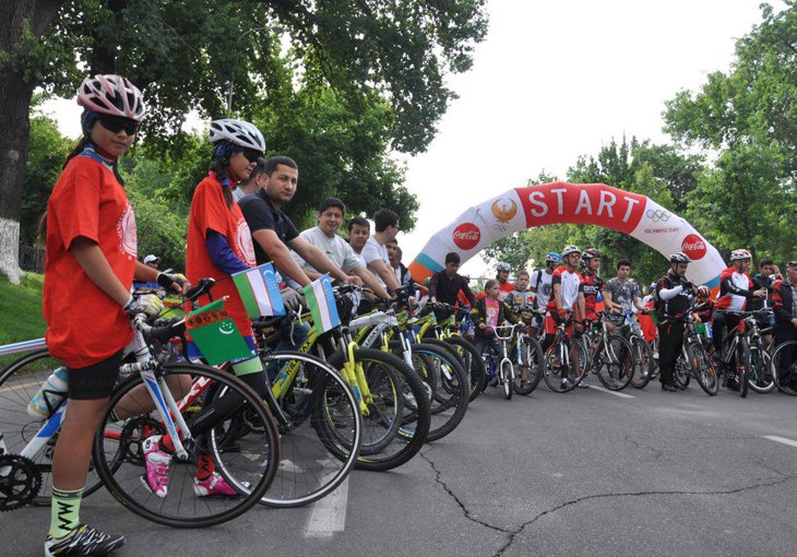 Всемирный день велосипеда впервые отметили в Ташкенте (фото)