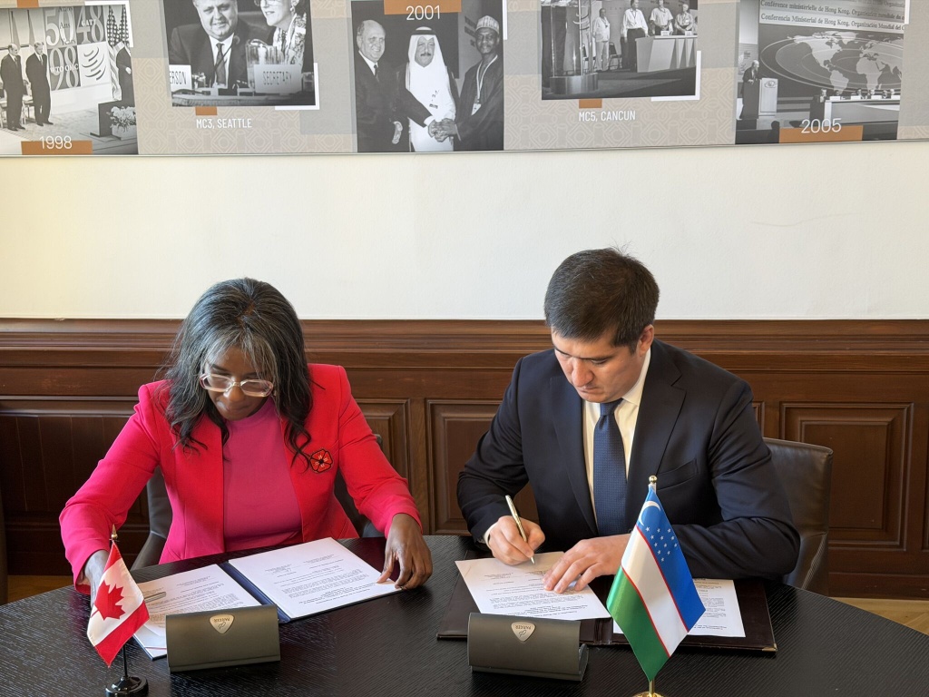 Узбекистан завершил переговоры по вступлению в ВТО с Канадой и Панамой