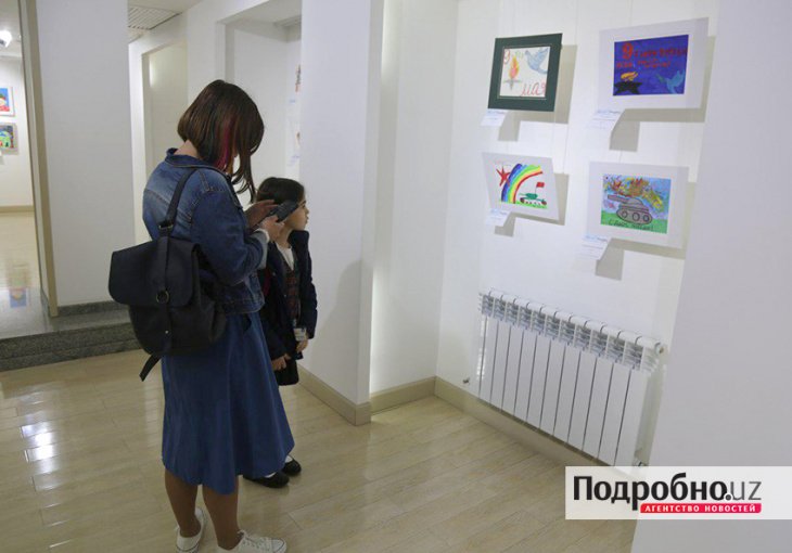 В столице стартовала уникальная выставка детских рисунков, посвященных победе над фашизмом 
