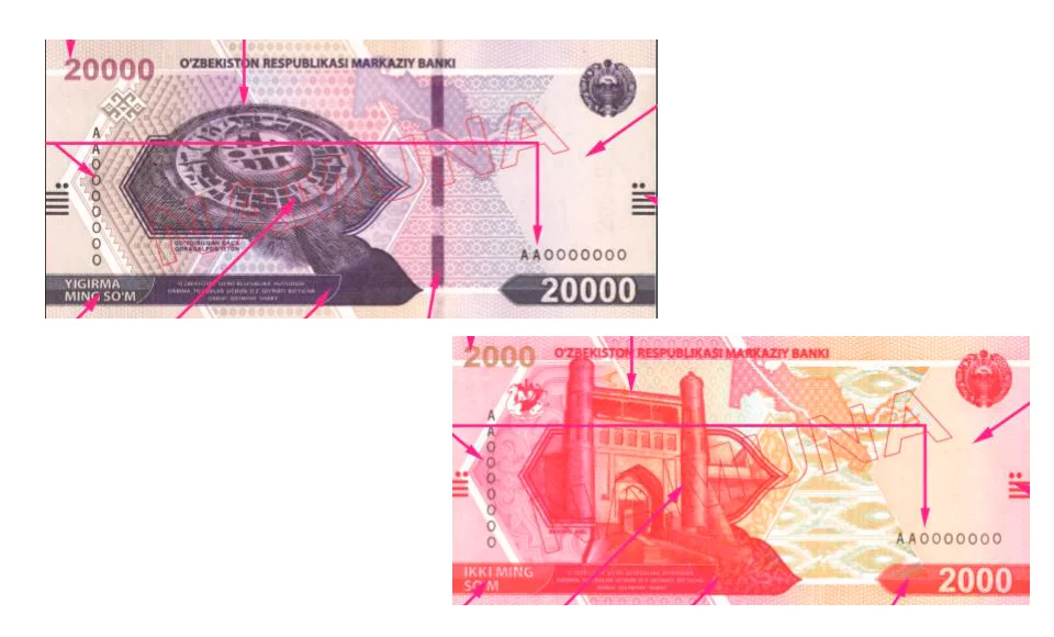 Центробанк презентовал новые банкноты – 2 тысячи сумов и 20 тысяч сумов. Фото 