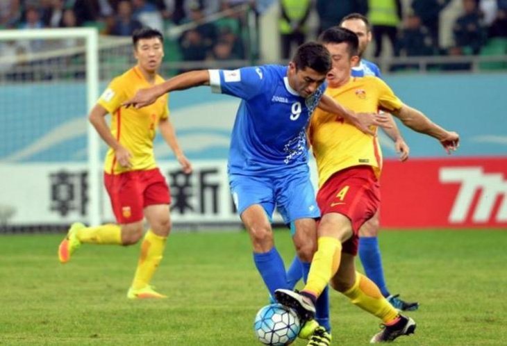 Телеканал «Спорт» покажет в прямом эфире отборочный матч ЧМ Узбекистан–Китай