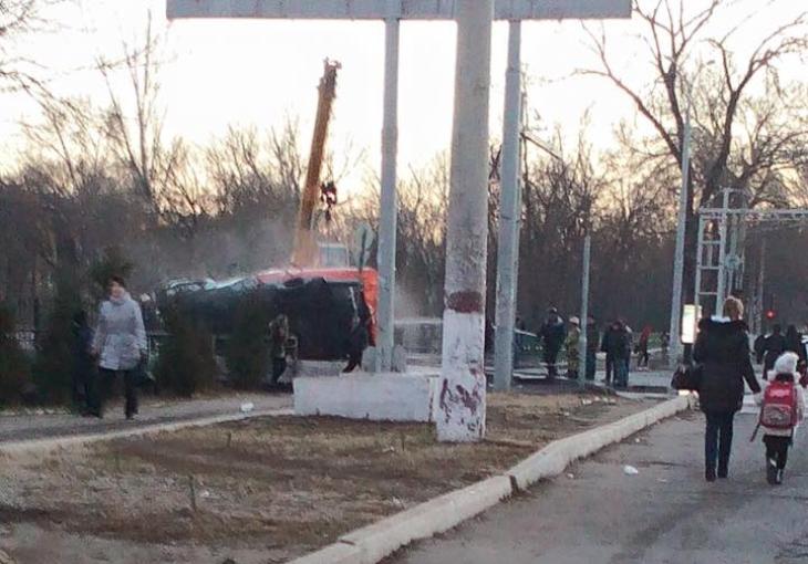 В Ташкенте произошло ДТП с участием бензовоза 