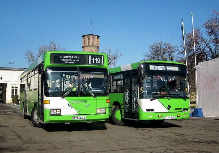 В Узбекистане намерены вывести из эксплуатации старые автобусы