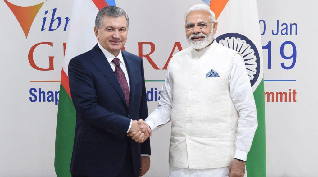 Главы Узбекистана и Индии проведут переговоры в формате видеоконференции