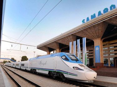 Высокоскоростной поезд «Афросиаб» будет ездить в Самарканд два раза в день 