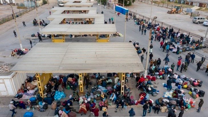 Мигрантов, ждущих отправки в Узбекистан, размещают в мечети под Волгоградом